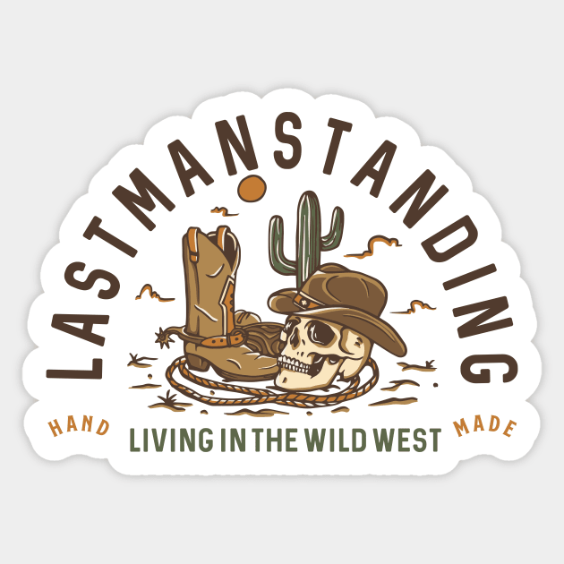 Wild Wild West Sticker by TerpeneTom